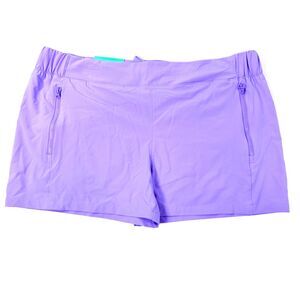 NWT Reel Legends Womens L Performance Shorts Violet Tulip Purple